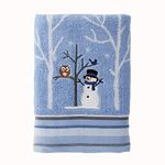 SKL Home Winter Friends Bath Towel, Blue