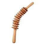 Curved Wooden Massage Roller for Waist and Thigh,Wood Therapy Massage Tools for Body Shaping Roller for Cellulite Reduction and Muscle Tension, Natural Massager for Women and Men