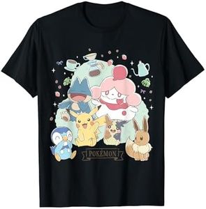 Pokémon - Cafe Pika Eevee Piplup Munchlax Morpeko Slurpuff T-Shirt