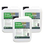 SmartSeal Green Clear Pro (Formerly Moss Clear Pro) - Powerful Green Algae Remover - Easy To Apply Best Mould, Lichen & Black Mould Remover - Perfect Roof Cleaner & Driveway Cleaner - (3x5 Litres)