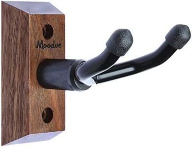 Ukulele Wall Mount Hanger, Moodve Black Walnut Ukulele Hanger Holder For Wall Fits Ukulele/Mandolin/Banjo, Ukulele Hanger Display For Concert, Home, Studio, Exhibition(1P)