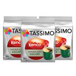 Tassimo T Discs Kenco Americano Decaf (3 Pack, 48 T Discs/pods), 48 Servings