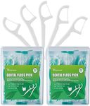 Dental Floss Picks, 2 Travel Floss 