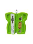 Hinge Outlet Door Chock Wedge Stoppers for Firefighters, Paramedics, or Homeowners - Portable Fold Up - Magnetic (Green)