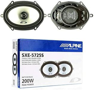 2 altoparlanti compatibile con ALPINE SXE-5725S coassiali 2 vie ovali 5 x 7" 13,00 x 18,00 cm 130 x 180 mm 35 watt rms 200 watt max 4 ohm, a coppia