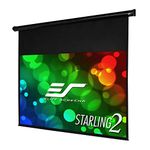 Elite Screens Starling 2, 120-inch 16:9 with 14" Drop, Electric Motorized Auto HD Projection Projector Screen, ST120UWH2-E14