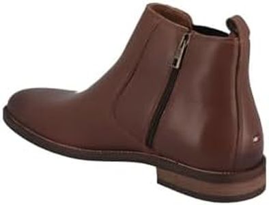 Tommy Hilfiger Homme Essential Hilfiger LTH Chelsea FM0FM04182 Bottes Basses, Marron (Winter Cognac), 44.5 EU