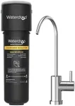 Waterdrop 10UB-CM 6 Months Under Sink Water Filter for 99% Chloramine Reduce- Ideal for California, Florida and Washington- NSF/ANSI 42 Certified- with Brushed Nickel Faucet