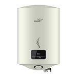 V-Guard Divino DG Geyser 15 Litre Water Heater for Home | Digital Display | 5 Star Rating | Vitreous Enamel Coating | Advanced 4 Layer Safety | Suitable for Hard Water & High-rise Building | White