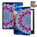 Case for Kindle Paperwhite 11th Generation & Signature Edition Cover: SCSVPN Thin Lightweight PU Leather Sleeve for 6.8 inch Kindle Paperwhite 2021 with Hand Strap - Auto Sleep/Wake (Vintage Flower)