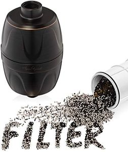 Aqua Elegante Shower Water Filter - Chlorine Showerhead Filters Using Only Proven Ingredients, Universal Home Purifier And Filtered Softener System Best for Skin and Hair - Oil-Rubbed Bronze