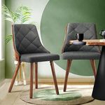 Oikiture Dining Chairs with Wooden 