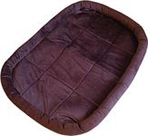 The Pets Company Self-Warming Dog Bed for Medium Dogs | Light Weight Washable Pet Mat Fits Dog Crate | Brown, Medium, 24 x 17 inches