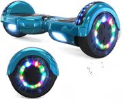 VOUUK Hoverboard, 6.5 Inch Two Wheel Hoverboard with Bluetooth Speaker with LED Light for Kids and Adults