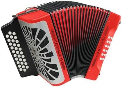Hohner Compadre FBbEb Accordion with Gig Bag (Red)