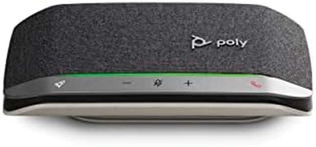 Poly Sync 20 (Plantronics) altavoz de conferencia inteligente personal portátil - teléfono móvil a través de Bluetooth o a PC/Mac a través de USB-A - cancelación de eco/ruido - Teams, Zoom y más