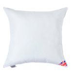 HOMESCAPES Luxury Super Microfibre Cushion Inserts 70cm x 70cm (28” x 28”) Perfect Bounce Back and Soft Cover, Generously Filled Inner Pads Hypoallergenic Cushion Filler, Handmade, Machine Washable