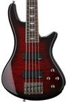 Schecter Stiletto Extreme-5 5-String Bass Guitar, Black Cherry)