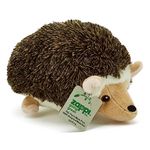 Zappi Co Ultra Soft Hedgehog Plush Toy (21cm Length) - 100% Recycled, Eco-Friendly, Newborn Gift, Realistic Lifelike