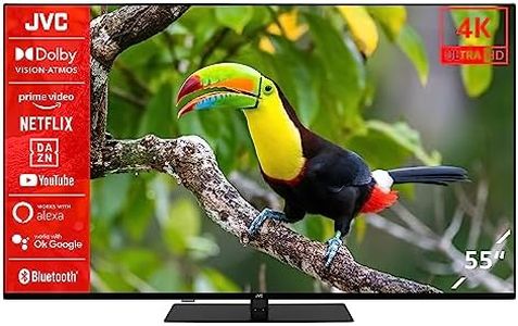JVC LT-55VU6355 Téléviseur intelligent 55" (4K Ultra HD, HDR Dolby Vision, triple tuner, Bluetooth, Dolby Atmos), 2023