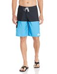 Quiksilver Men's Everyday Board Short Swim Trunk Bathing Suit, Black Amazon 21 Half, 32