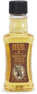 Reuzel Grooming Tonic - Pro Oil Treatment For Men With Organic And Natural Ingredients - Pure, Vegan Serum That Gives Hair Essential Strength And Moisture - Apple Peppermint Fragrance - 3.38 oz