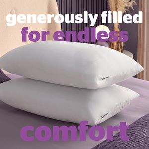 Silentnight Deep Sleep Pillows 2-Pack – Soft Support Bedding