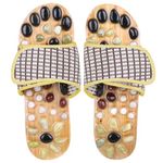 Acupressure Massage Slippers with Earth Stone (Men 8-9.5/Women 9.5-11)