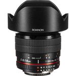 Rokinon 14mm F2.8 Ultra Wide Angle Lens with Automatic Chip for Nikon (Black)