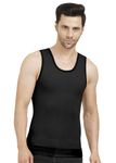 HIGH Compression Full Vest || Zipper-Free Design || Gynecomastia Compression Vest || Tomboy Chest Binder || Chest and Abdomen Support || Chest Shapewear (Medium, Black)