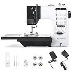 Mini Sewing Machine by Arcanthite (Extension Table included), Small Portable Sewing Machine, Adult Mending Machine with 38 Built-In Stitches, Reverse Sewing and LED Light AT-056-UK-A3