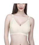Elina Women's Cotton Non-Padded Full Coverage Bra (Skin_38F) 38F