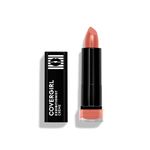 CoverGirl - Exhibitionist Crème Lipstick, Formulated with Shea Butter, Avocado, Coconut & Omega Oils for 24HR Hydration, 100% Cruelty-Free, Coral Dreams - 485