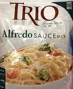 16oz Trio Alfredo Sauce Mix Powder Makes 2 Quarts + 1 Cup Alfredo Sauce Restaurant Quality Just Add Boiling Water One Minute Mix