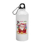 YaaNaa - Aluminium Sipper Water Bottle - Santa Sledge, Christmas Gift, Secret Santa Gifts, Gifts for Daughter, Sister, Girls, Womens, 600-R3440