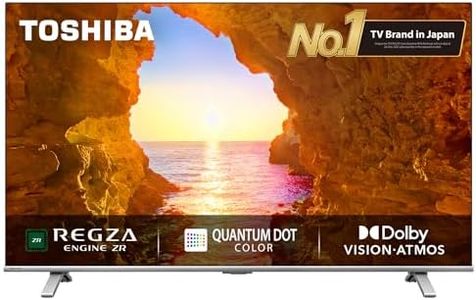 Toshiba 126 cm (50 inches) 4K Ultra HD Smart QLED TV 50C450ME (Silver)