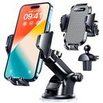 VANMASS Best【2024 Newest & Strongest】 Cell Phone Holder Car【Military-Grade Patent Safety Certs】 Phone Mount Cradle Stand Dashboard Windshield Vent for iPhone 15 Pro Max 14 13 12 Samsung Android Truck