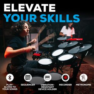 Alesis Nitro Pro XL Electronic Drum Kit – 8-Piece Mesh Set