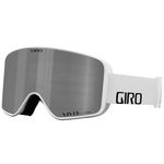 Giro Method Adult Snow Goggle - White Wordmark Strap with Vivid Onyx/Vivid Infrared Lenses