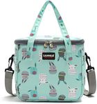 SAMERIO Reusable Lunch Bag for Girls Insulated Lunch Boxes Cooler Tote Bento Bag Perfect for School Office Work Picnic Outdoor Activities