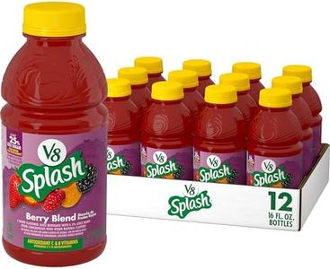 V8 Splash Berry Blend Flavored Juice Beverage, 16 fl oz Bottle (12 Pack)