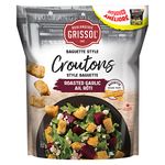 Boulangerie Grissol Croutons, Baguette Style, Roasted Garlic - Add Delicious Flavour and Crunchy Texture to Your Salads and Soups 112g Unit Pack