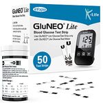 K-life GluneoLite Blood Glucose Sugar Testing 50 Strips