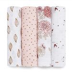 aden + anais Classic Swaddles, 4-Pack, Dahlias