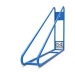 Cycle Stands India Alloy Steel - Wall Mount Bike Rack Vertical Bicycle Hanger With Easy And Secure Storage For Space Saving In Garage And Congested Areas (Blue Colour), Standard