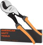 AMERICAN MUTT TOOLS 10 Inch Cable Cutters Heavy Duty Shears | Heavy Duty Wire Cutters for Copper and Audio Wire | Battery Cable Cutter Tool, Cable Cutters Electrical | Big Wire Cutters Heavy Duty