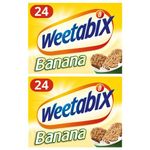 Weetabix Banana Cereal - 24 Biscuits pack of 2