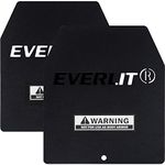 EVERLIT Weight Plates 5.75 LB/ 8.75 LB Pair for Tactical Weighted Vest, Strength Training, Running, Workout (8.75 LB Plate)