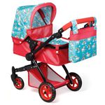 NEW - Fash n kolor® Baby Doll Stroller, Foldable Pram for Baby Doll - Cute Unicorn Design Doll Toy Stroller with Swiveling Wheel, Adjustable Handle, Gift for Kids - 2023 Limited Edition