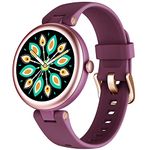 SHANG WING Lynn Smartwatches for Women,1.1inch Display Screen Fitness Watch Answer Dial Call,Small Stylish Smart Watch with Pedometer Sleep SpO2-Monitor Heart Rate Fitness Watch for Android iOS